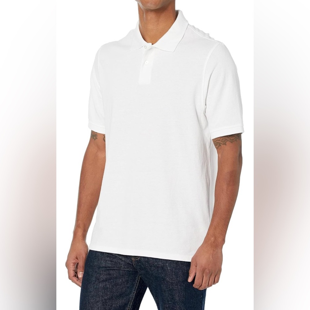 Amazon Essentials Men's Regular-Fit Cotton Pique Polo Shirt